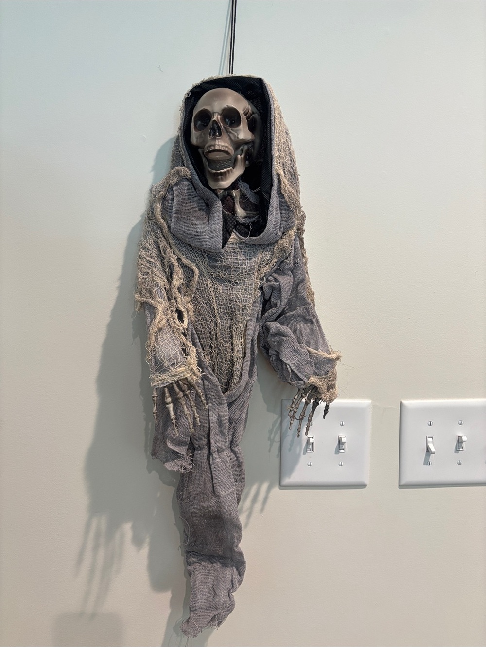 Halloween Grim Reaper Hanging Decor Skull Skeleton